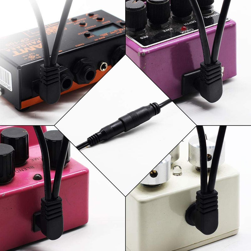 SONICAKE 9V DC10 Bass Pedal Power Supply and 5 Way Power Splitter with Right Angle Connector - Image 4